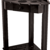 Deluxe 8 Cue Floor Rack w/ Drawer - Midnight